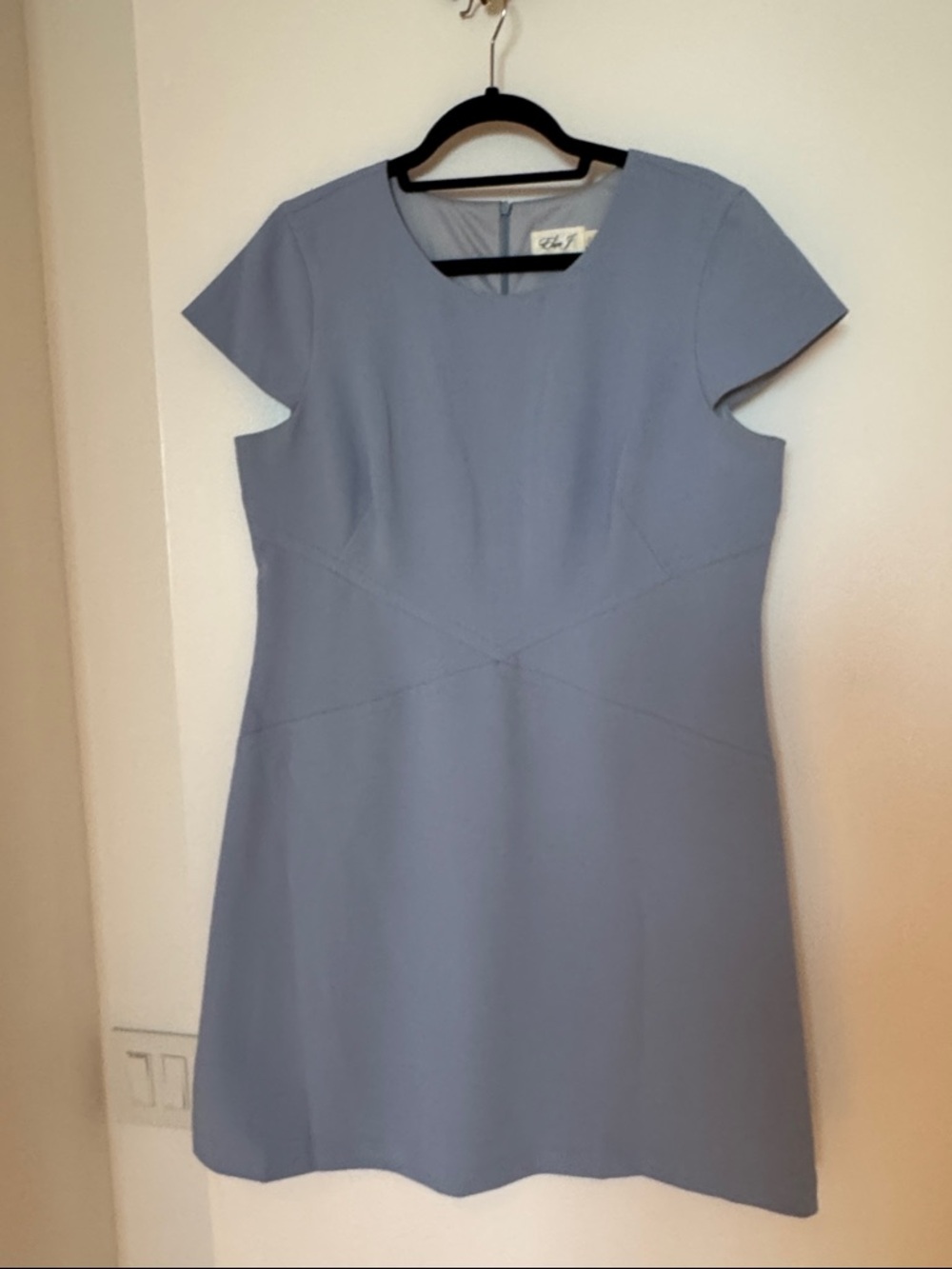 Eliza J Light Blue Cap Sleeve Mini Dress